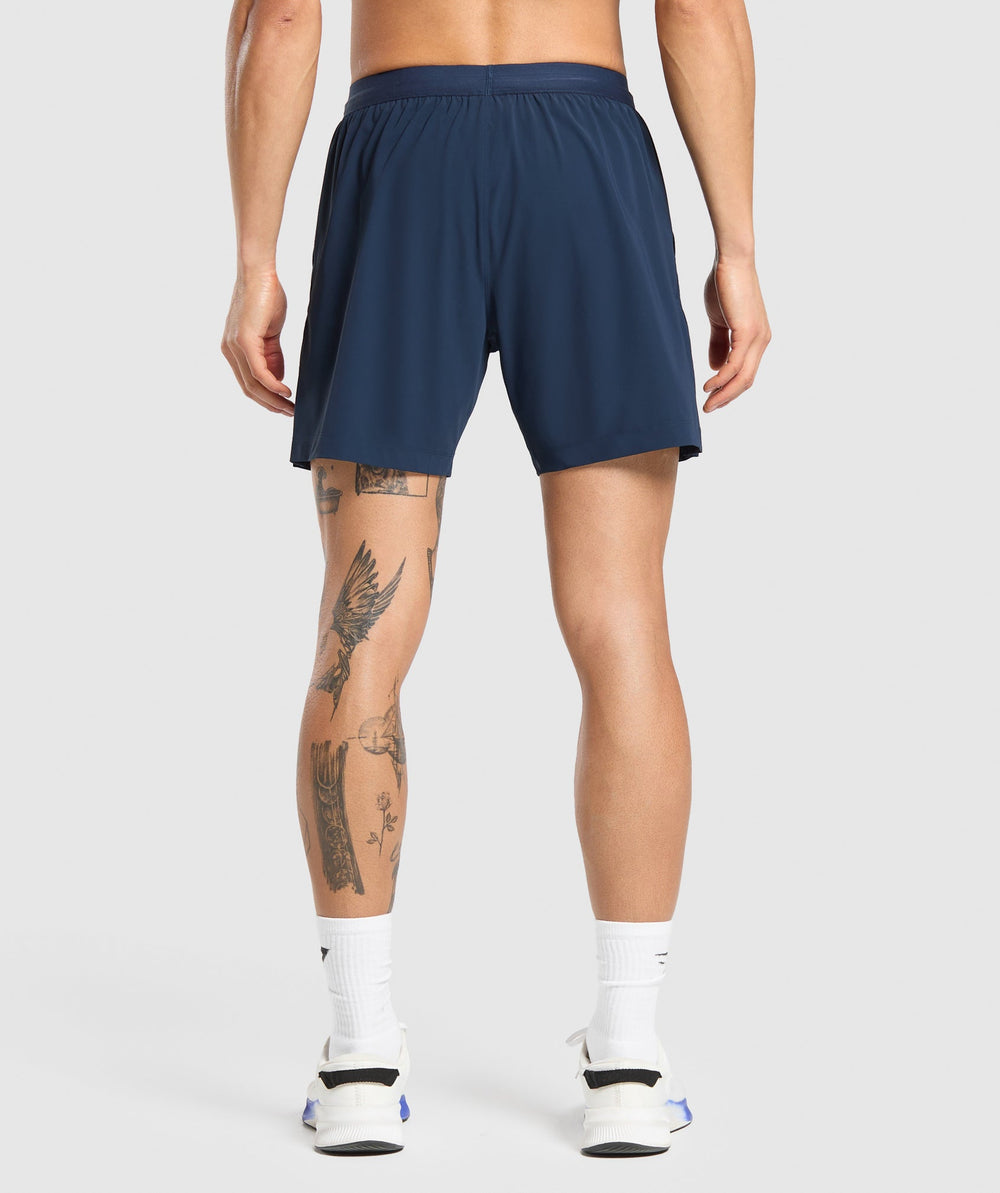 Hybrid 6" Shorts - Navy