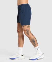 Hybrid 6" Shorts - Navy