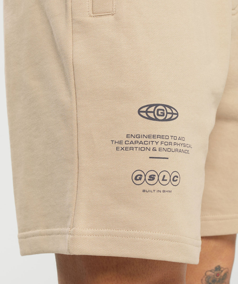 Strength and Conditioning 7" Shorts - Vanilla Beige