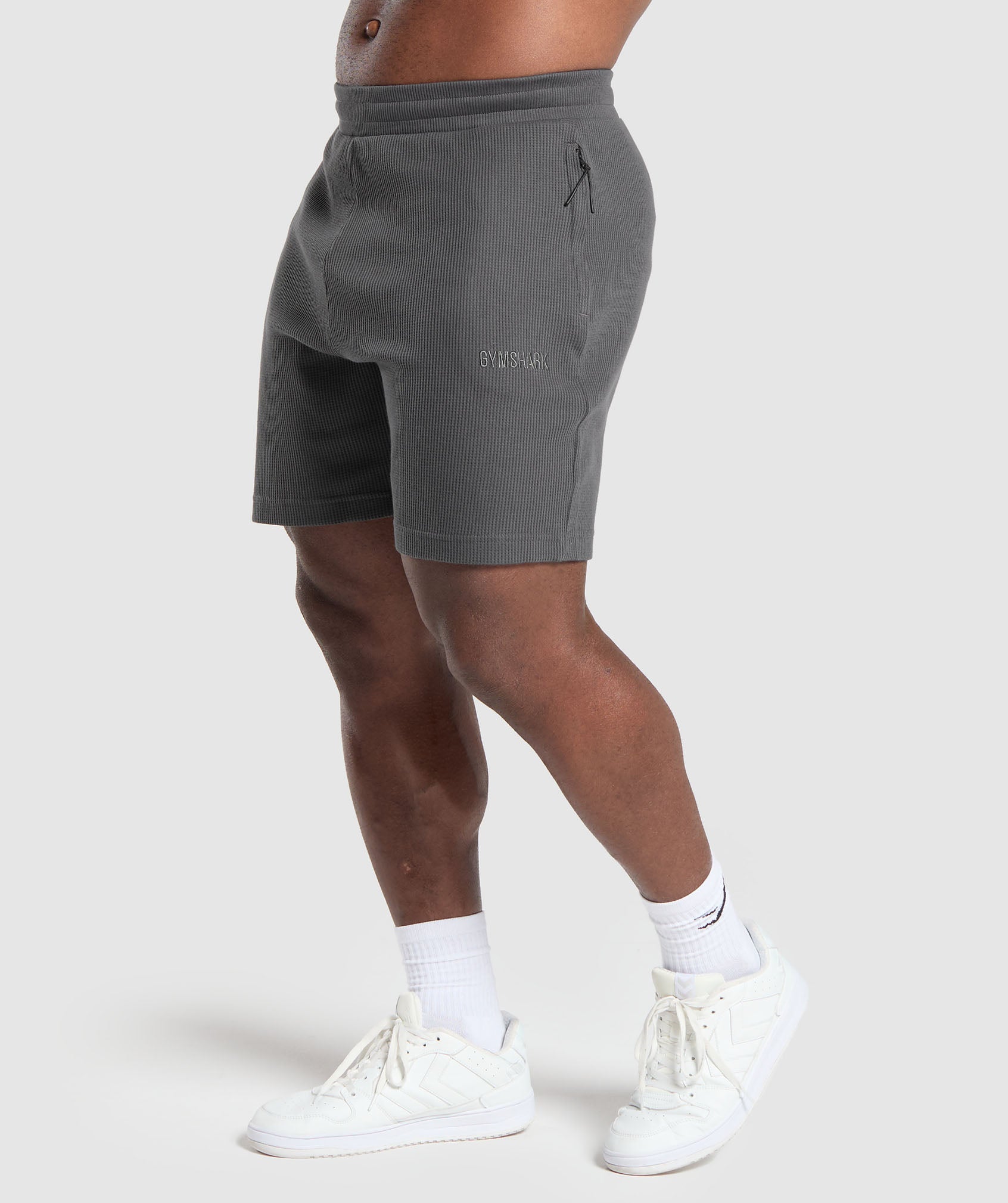 Waffle Shorts - Onyx Grey