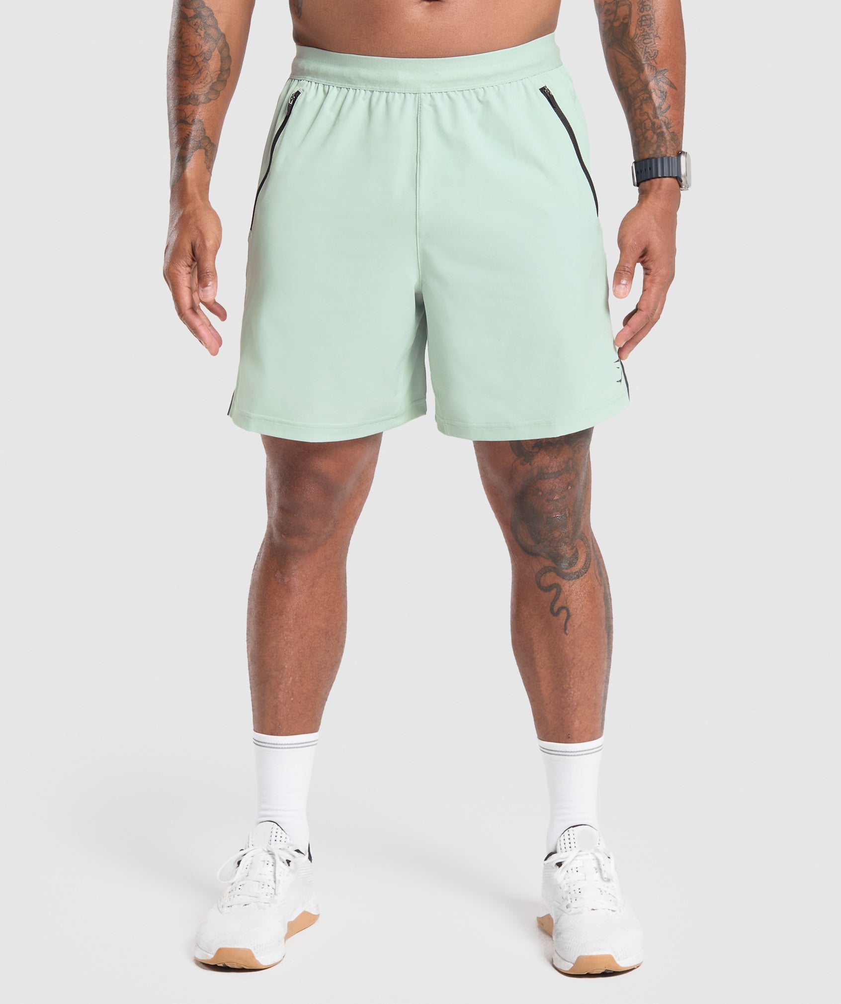 Apex 7" Hybrid Shorts - Cool Turquoise