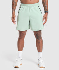 Apex 7" Hybrid Shorts - Cool Turquoise