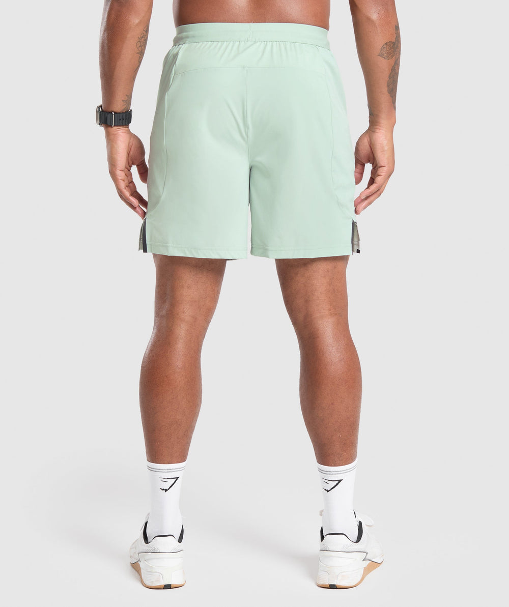 Apex 7" Hybrid Shorts - Cool Turquoise