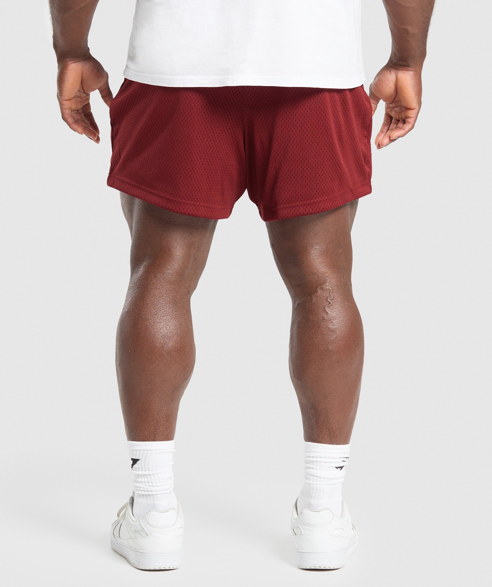 Lifting Mesh 5" Shorts - Sets Red