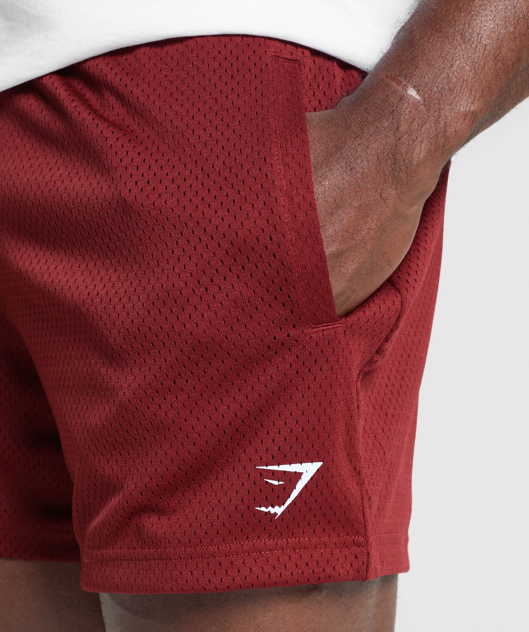 Lifting Mesh 5" Shorts - Sets Red
