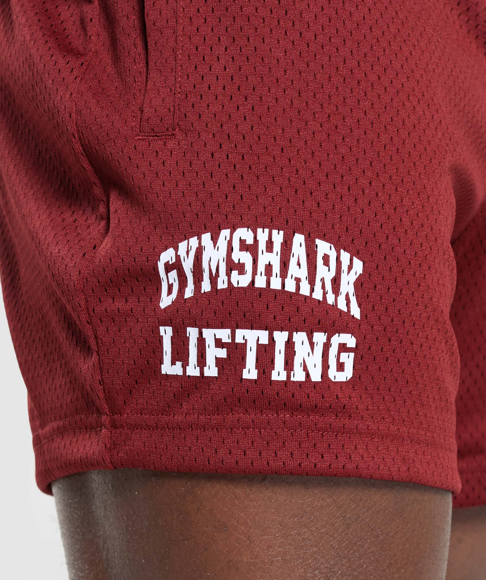 Lifting Mesh 5" Shorts - Sets Red