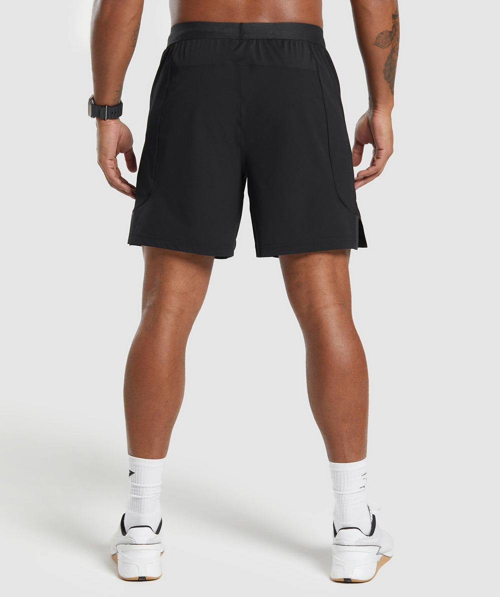 Apex 7" Hybrid Shorts - Black