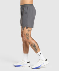 Hybrid 6" Shorts - Graphite Grey