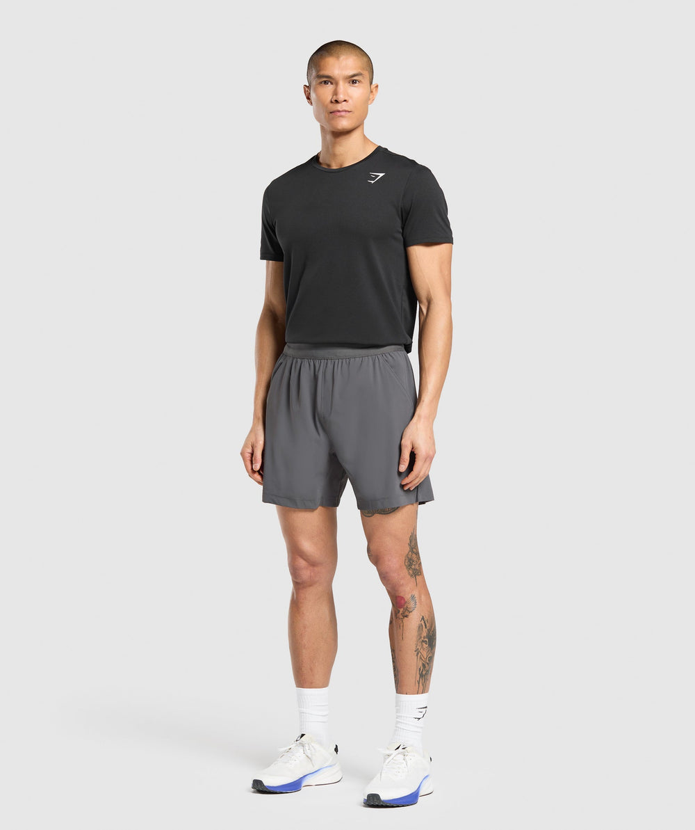 Hybrid 6" Shorts - Graphite Grey