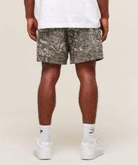 Lifting Mesh 7" Shorts - Camo Brown