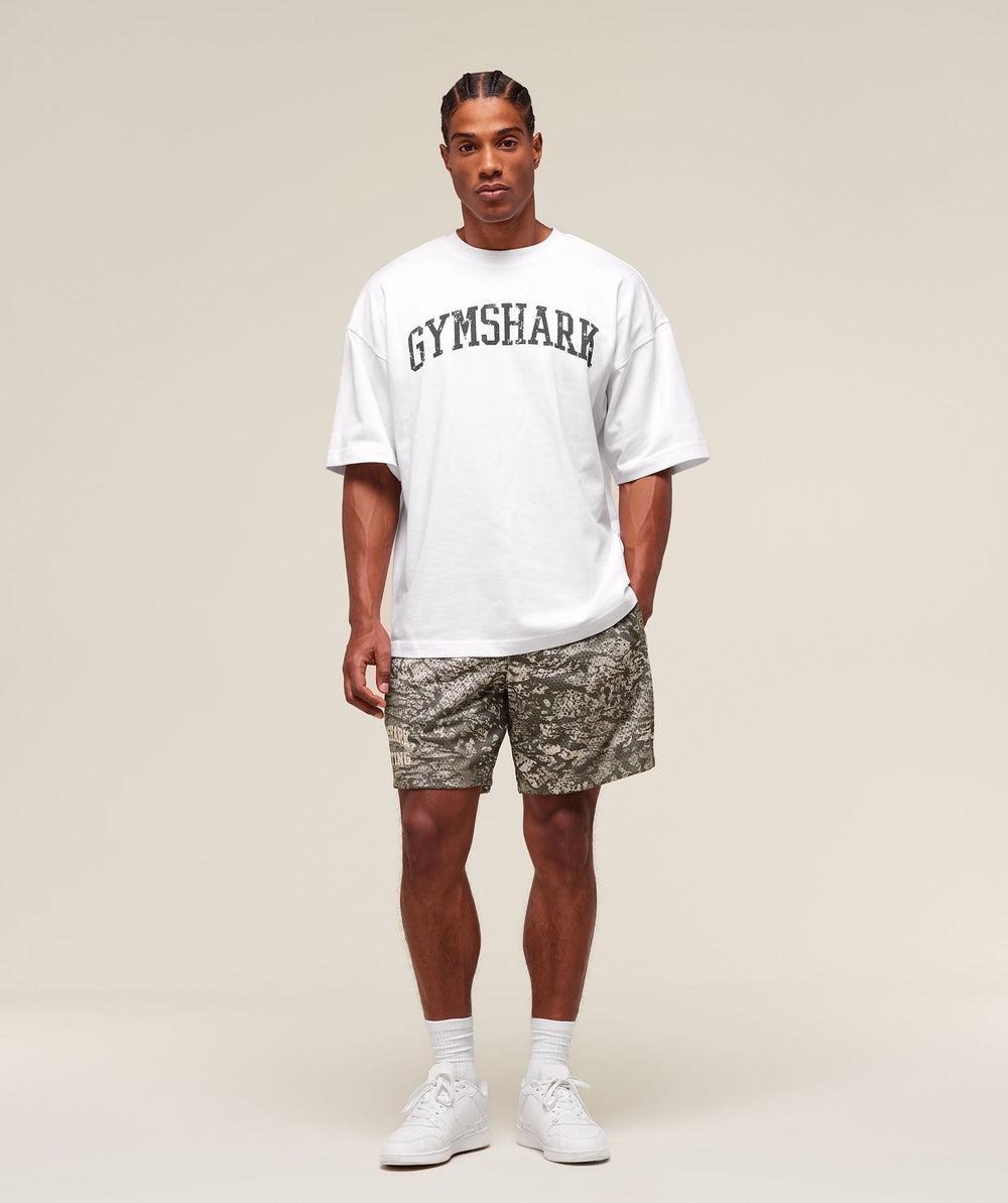 Lifting Mesh 7" Shorts - Camo Brown
