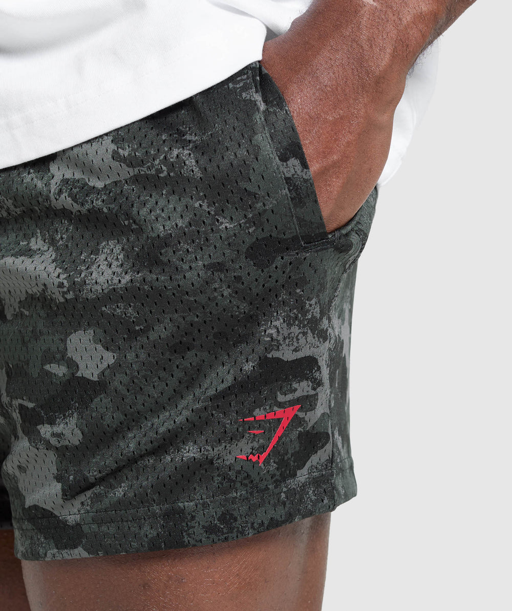 Lifting Mesh 5" Shorts - Graphite Grey