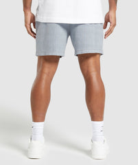 Heavyweight Ribbed Shorts - Denim Grey