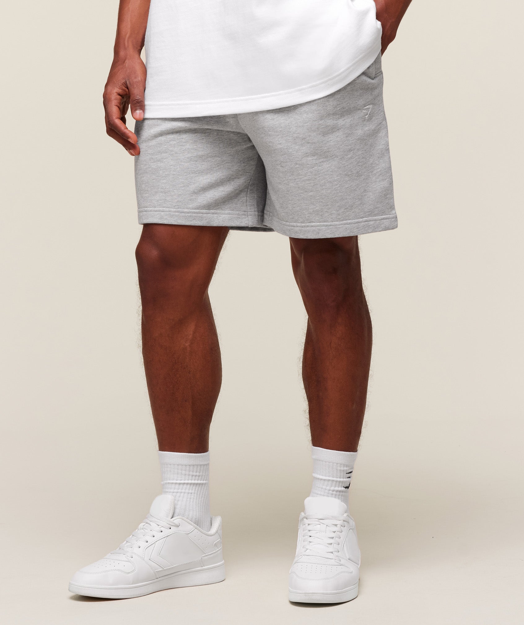 Rest Day Essentials Shorts - Light Grey Core Marl