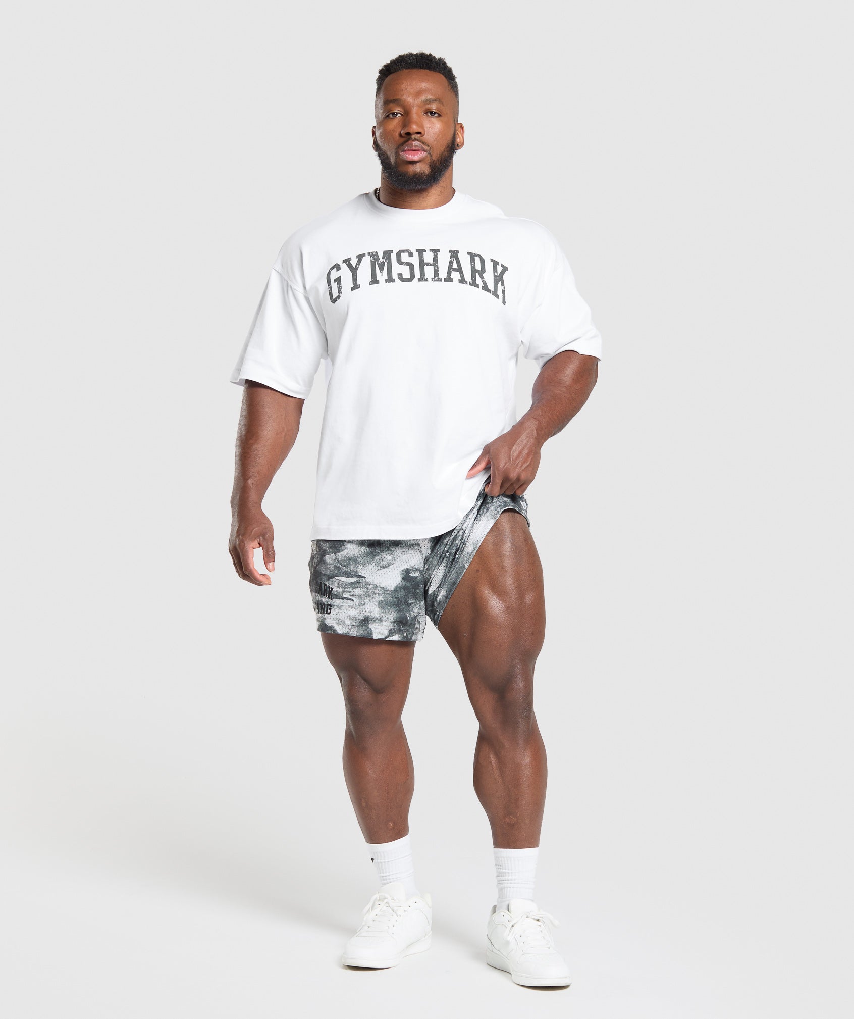Lifting Mesh 5" Shorts - Metal Grey