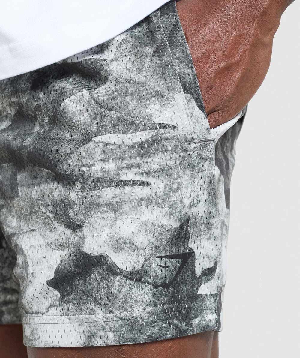 Lifting Mesh 5" Shorts - Metal Grey