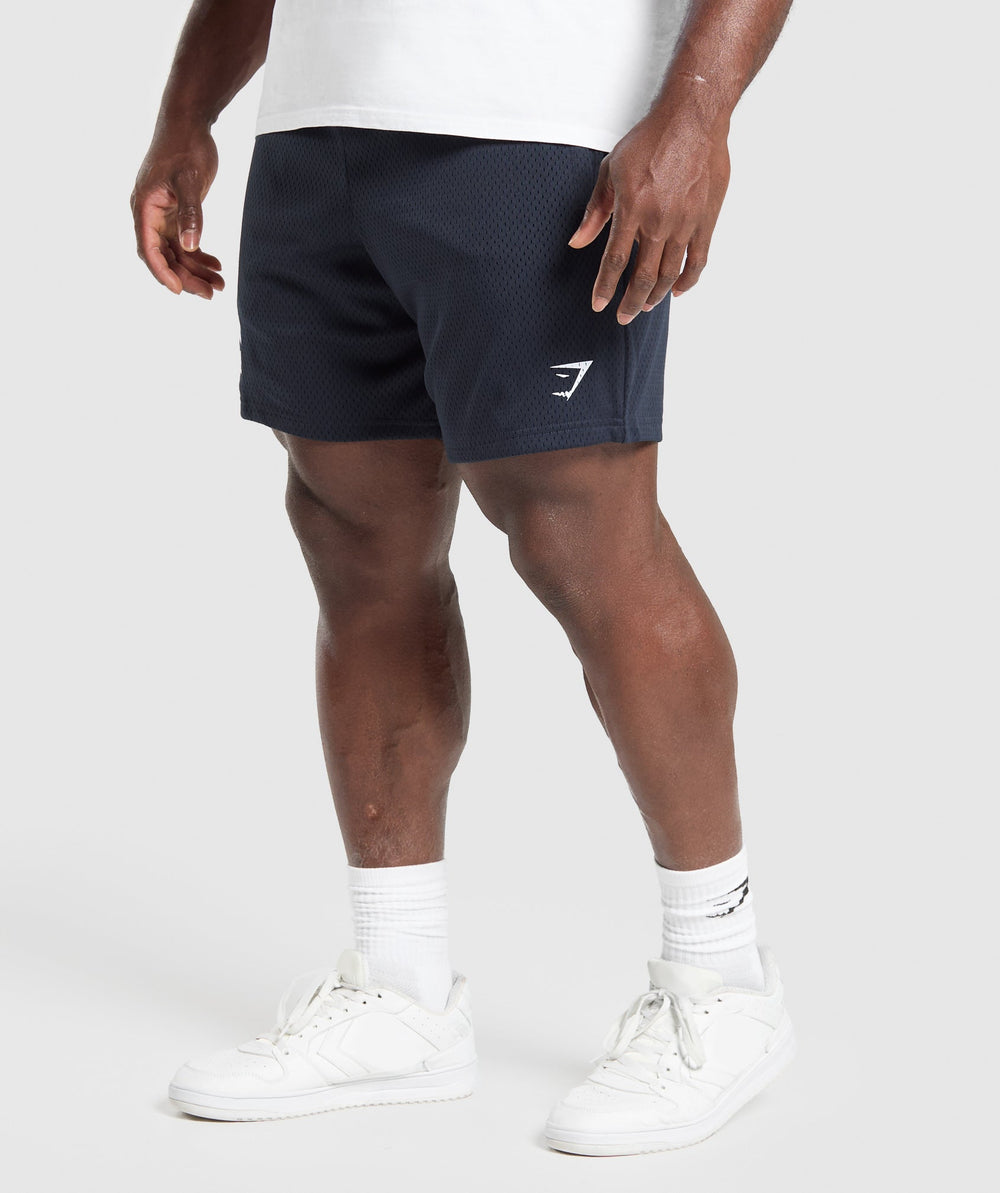 Lifting Mesh 7" Shorts - Heavy Blue