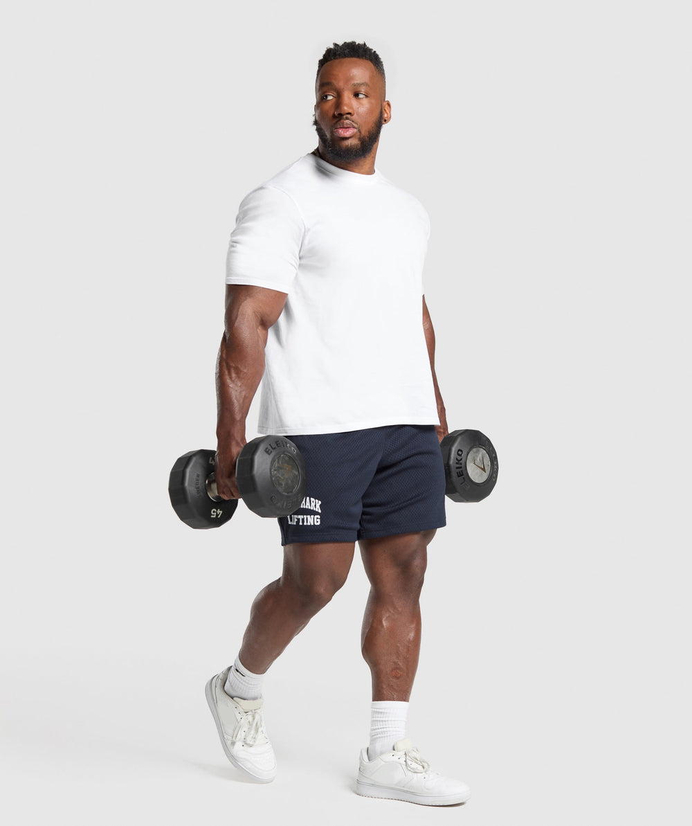 Lifting Mesh 7" Shorts - Heavy Blue