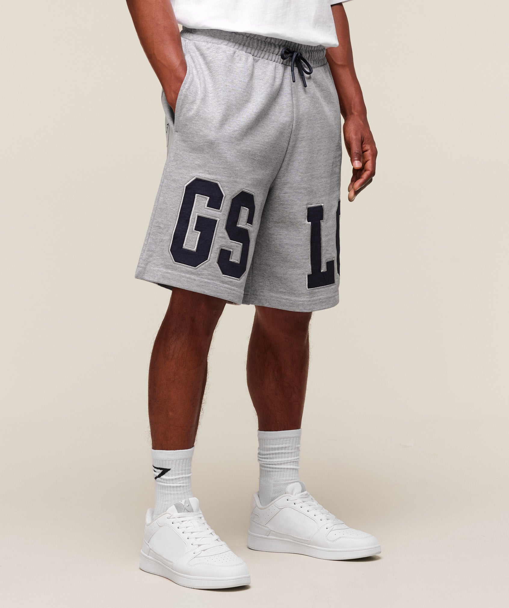 GSLC 9" Short - Light Grey Core Marl