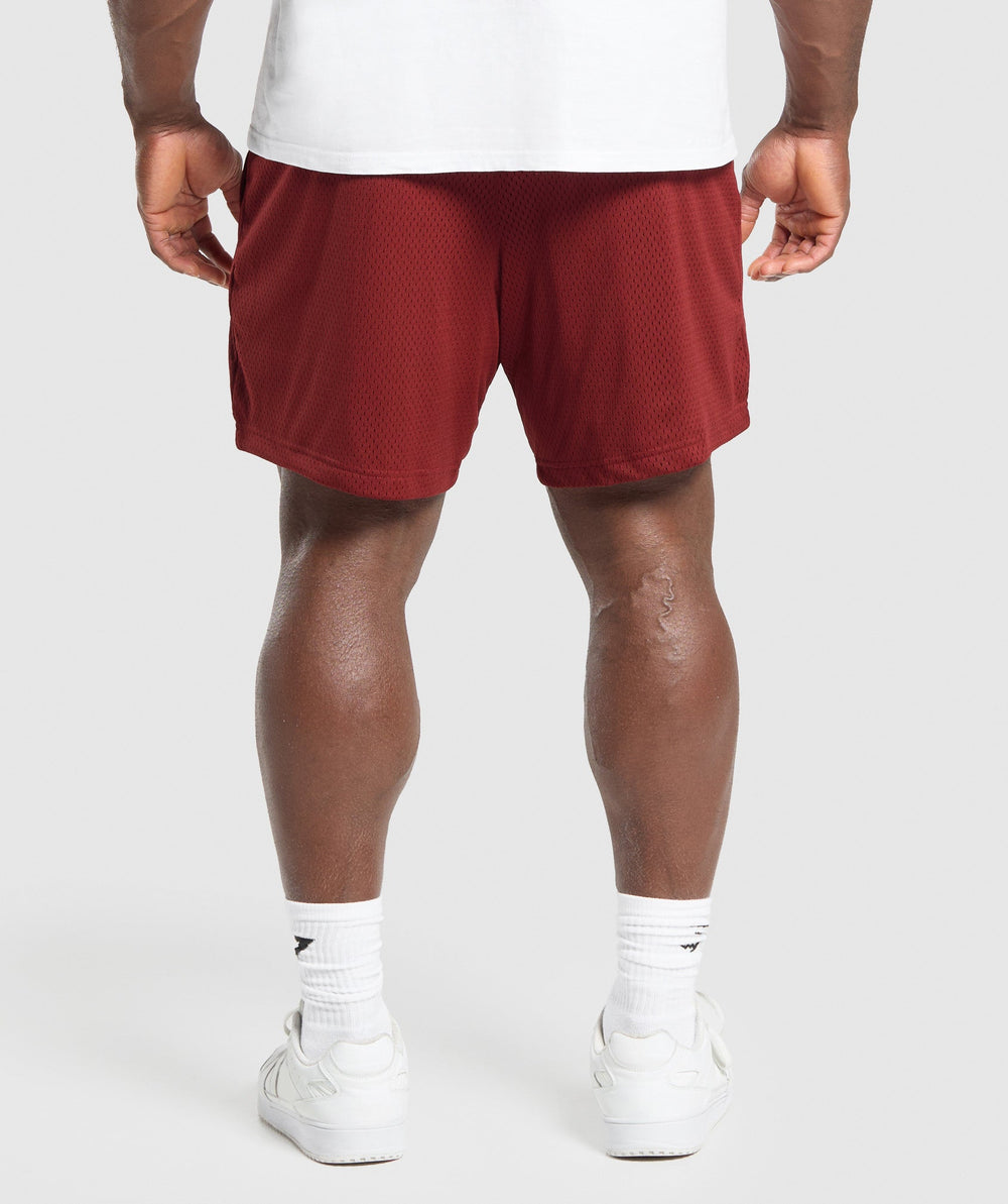 Lifting Mesh 7" Shorts - Sets Red