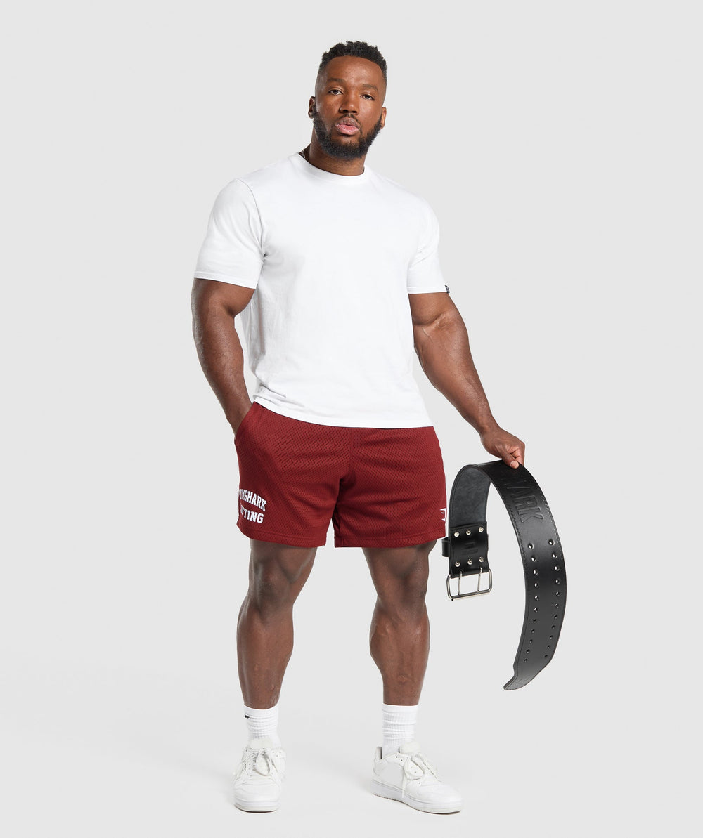 Lifting Mesh 7" Shorts - Sets Red