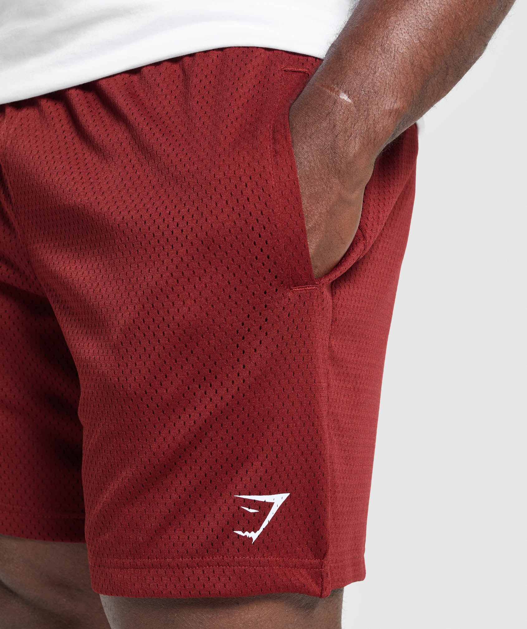 Lifting Mesh 7" Shorts - Sets Red