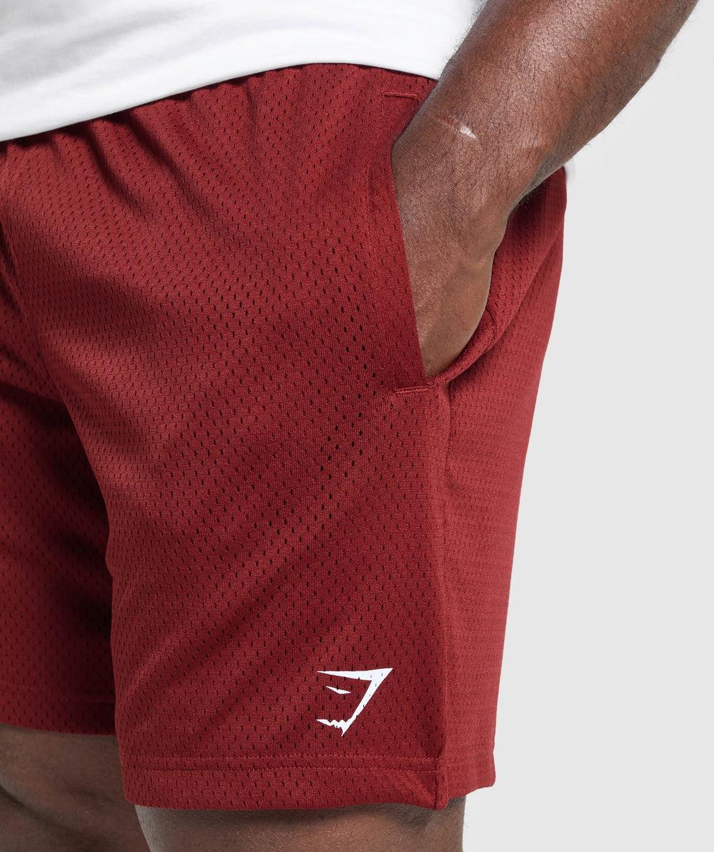 Lifting Mesh 7" Shorts - Sets Red