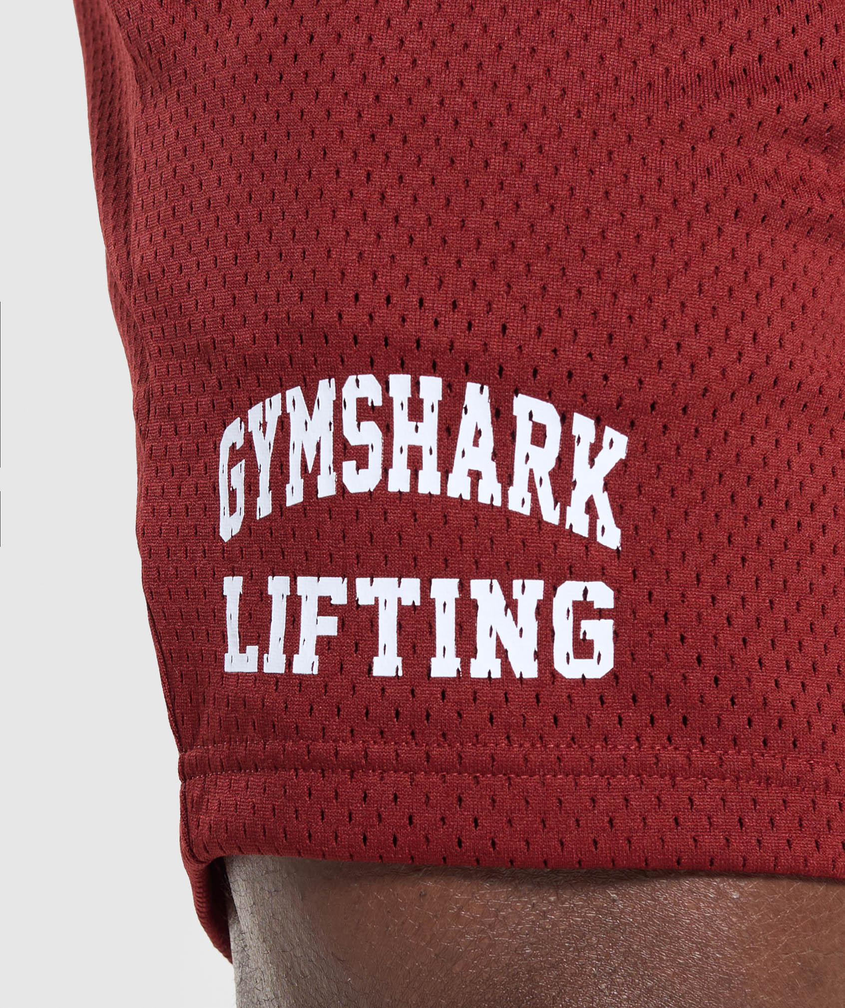 Lifting Mesh 7" Shorts - Sets Red