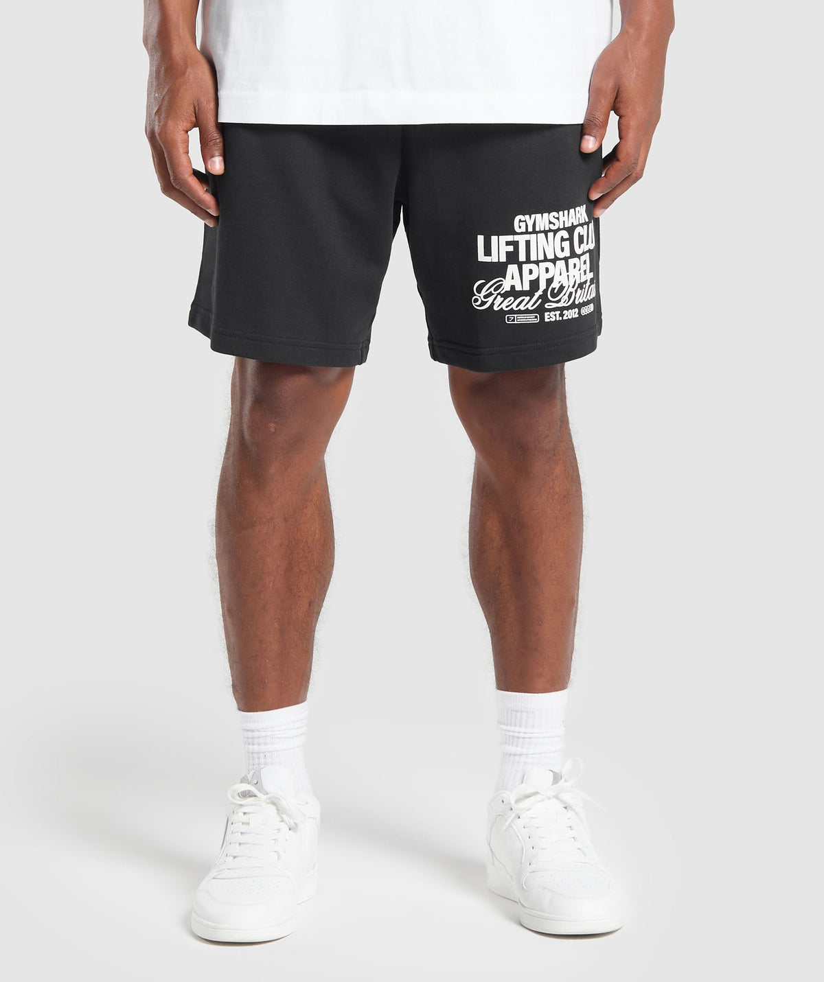 Lifting Club Apparel Graphic Shorts - Black