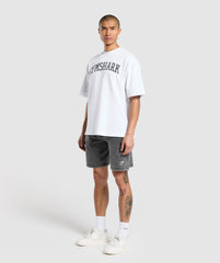 Washed Jersey 9" Shorts - Black
