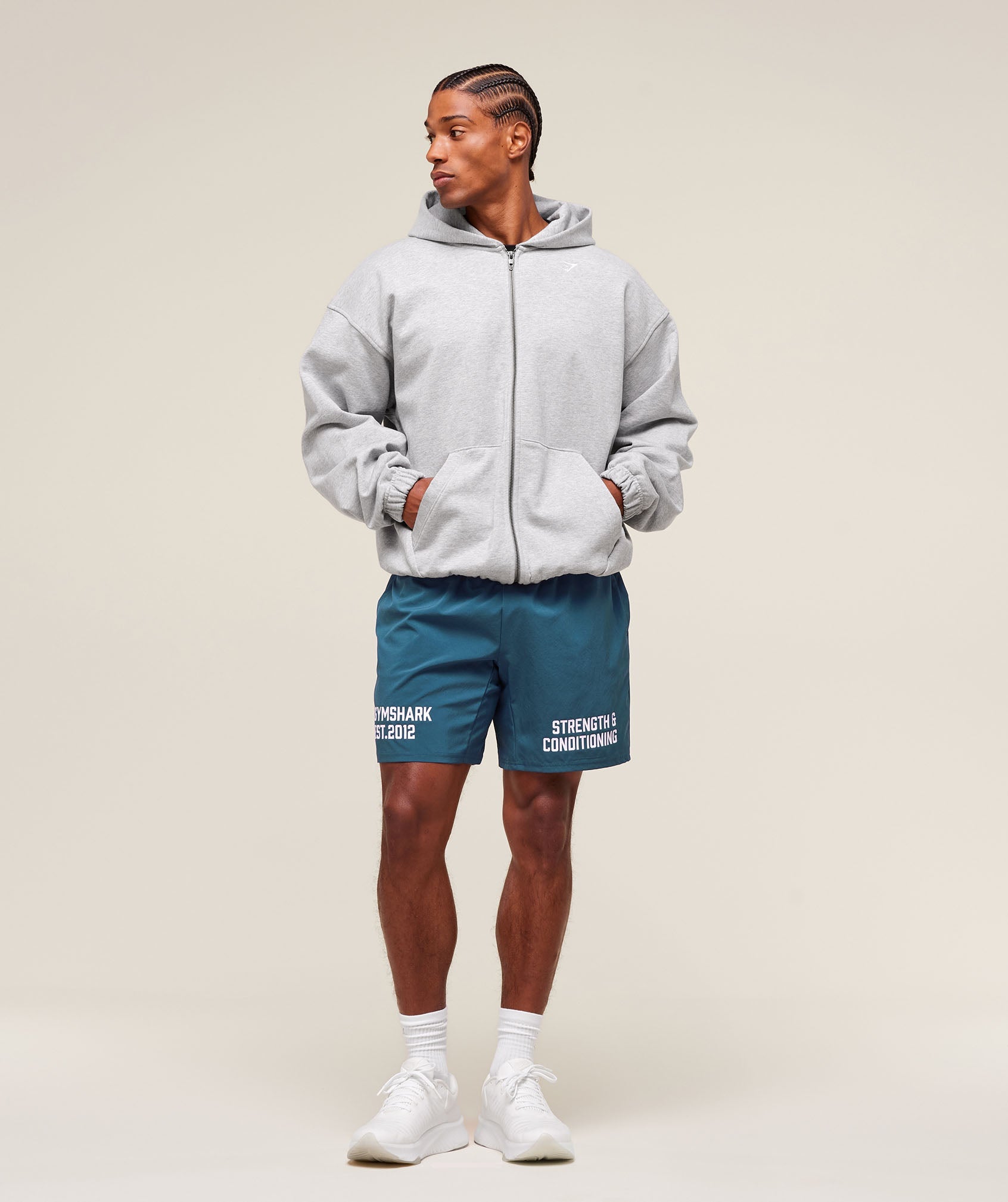 S&C Graphic 7" Shorts - Success Blue