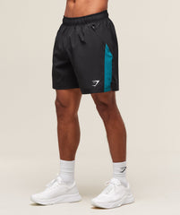 Sport  7" Shorts - Black/Functional Teal