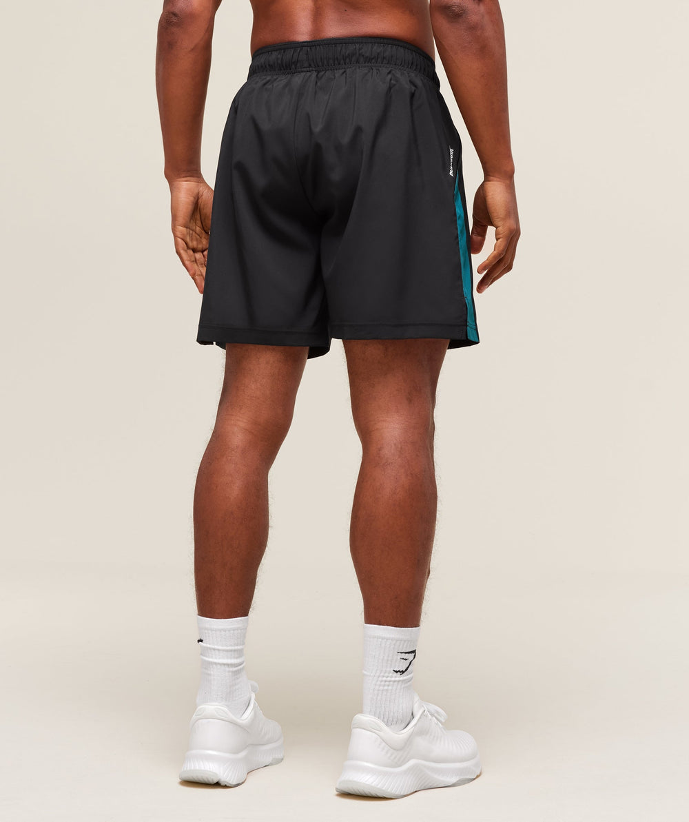 Sport  7" Shorts - Black/Functional Teal