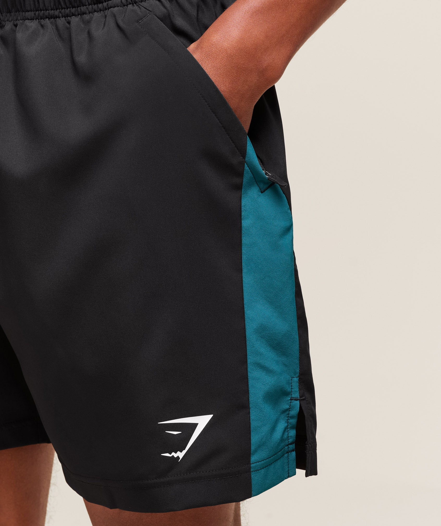 Sport  7" Shorts - Black/Functional Teal