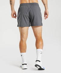 Sport 5" Shorts - Silhouette Grey/Black