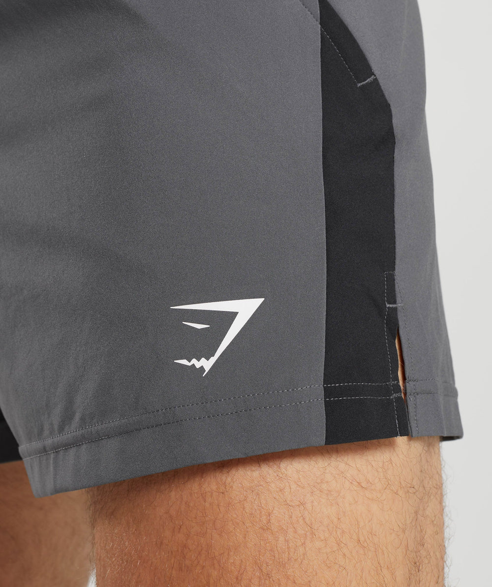 Sport 5" Shorts - Silhouette Grey/Black