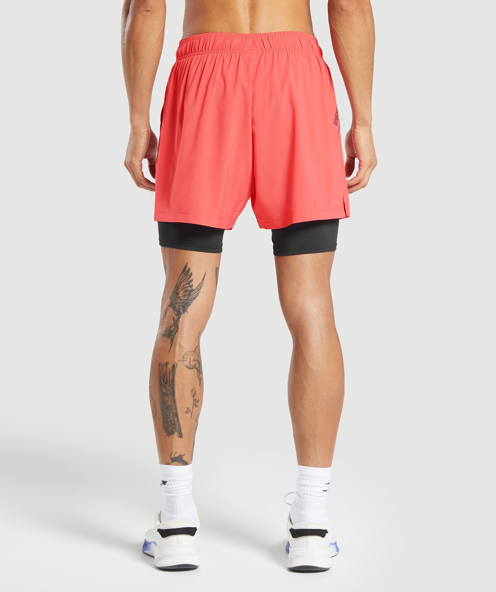 Sport 5" 2 in 1 Shorts - Tropical Pink/Black