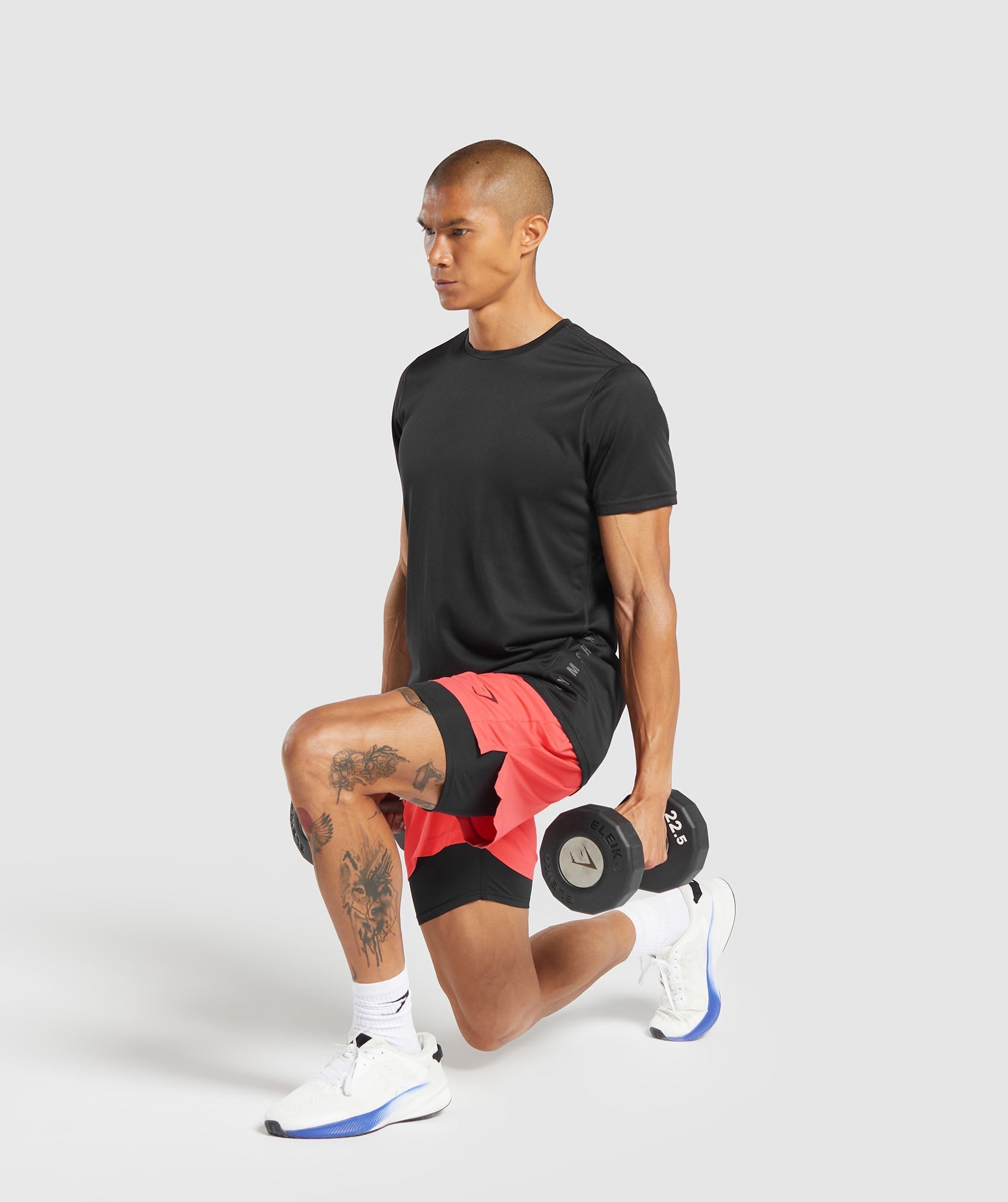 Sport 5" 2 in 1 Shorts - Tropical Pink/Black