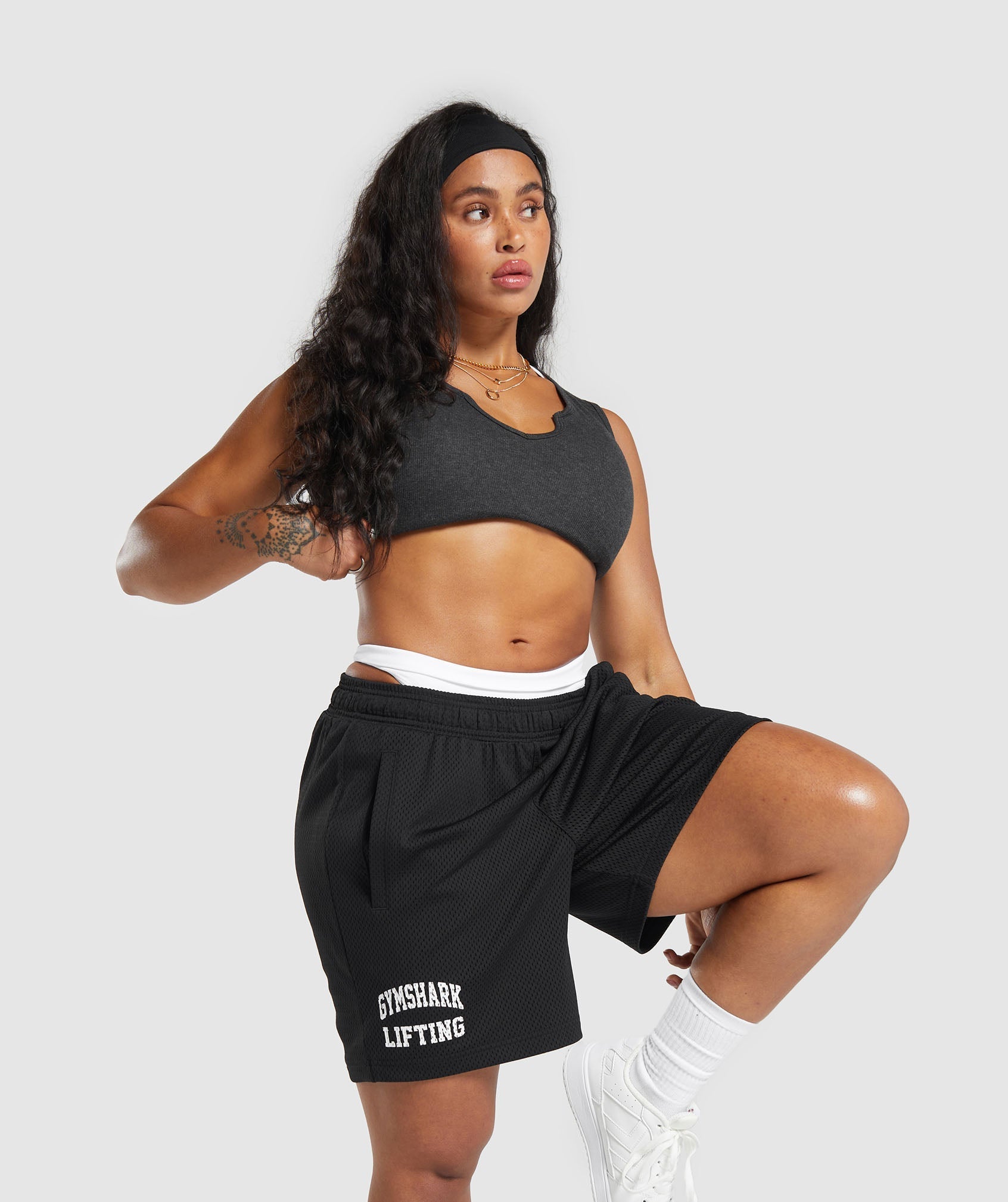 Lifting Club Mesh 5" Shorts - Black