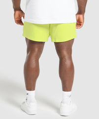Lifting Mesh 5" Shorts - Vivid Lime