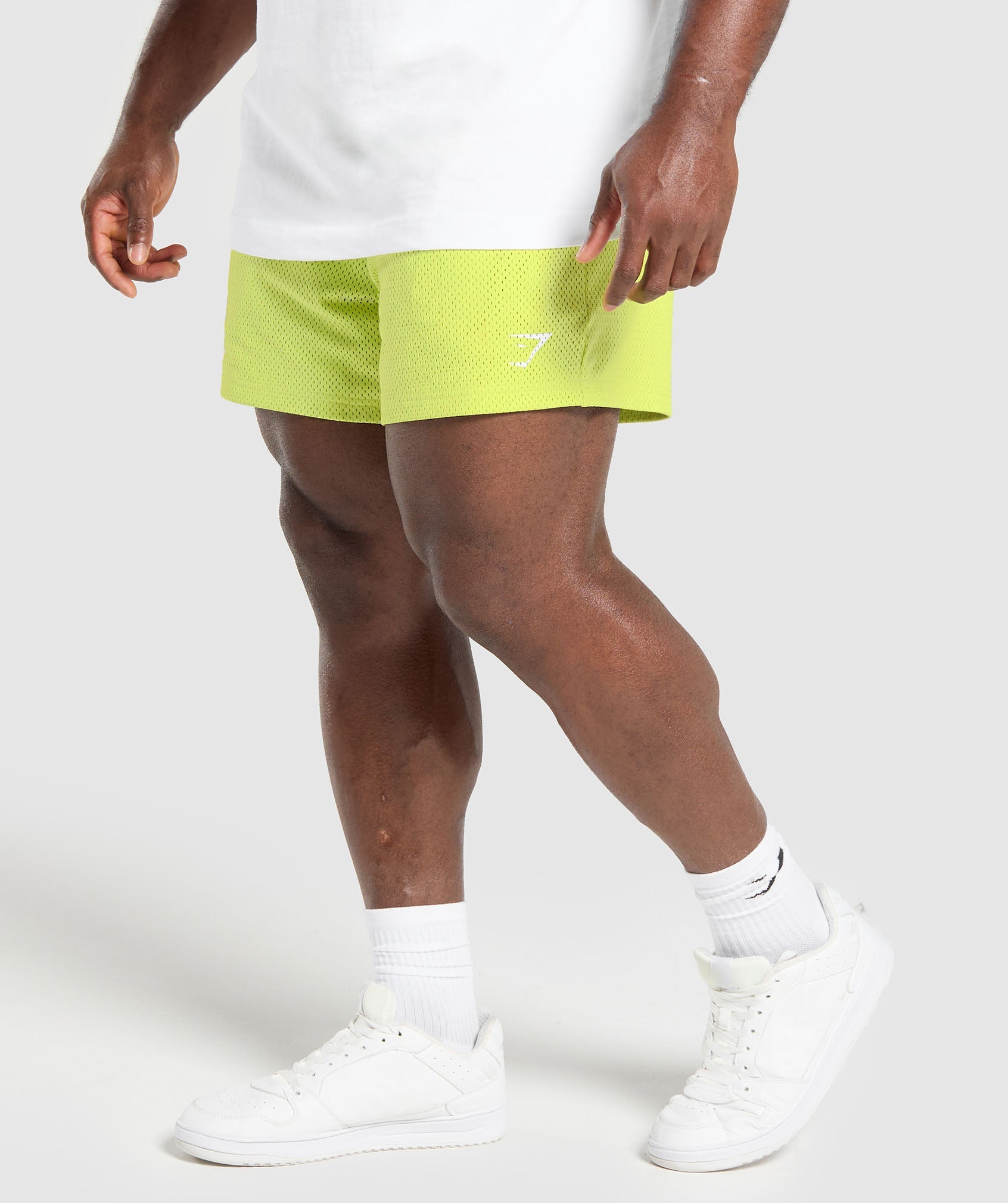 Lifting Mesh 5" Shorts - Vivid Lime