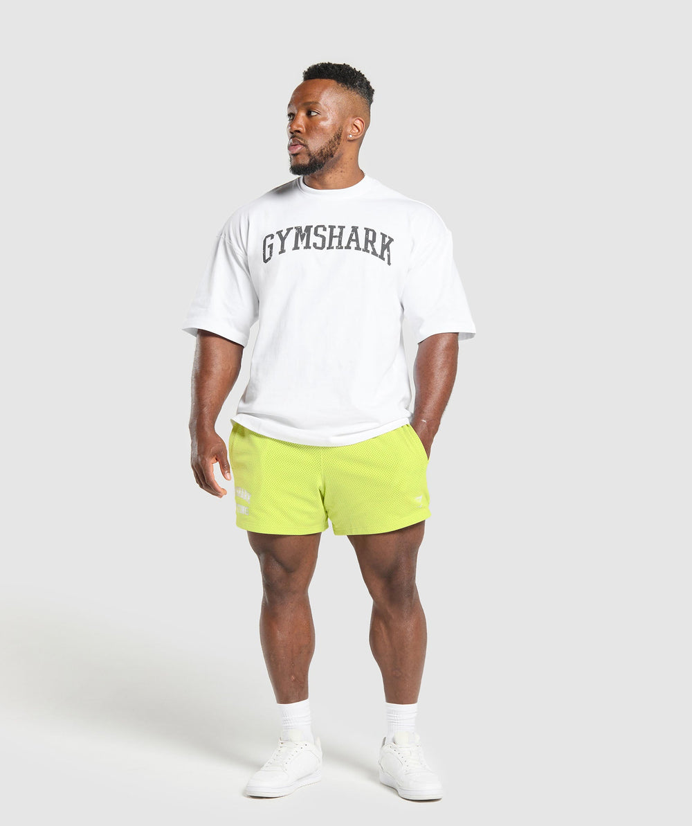 Lifting Mesh 5" Shorts - Vivid Lime