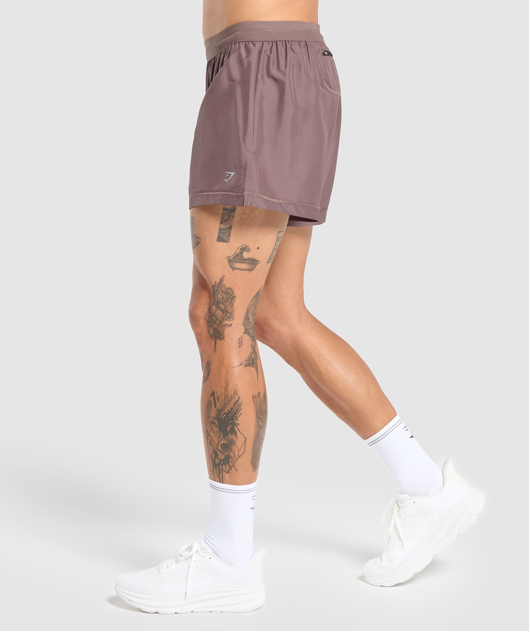 Running Shorts - Steel Purple