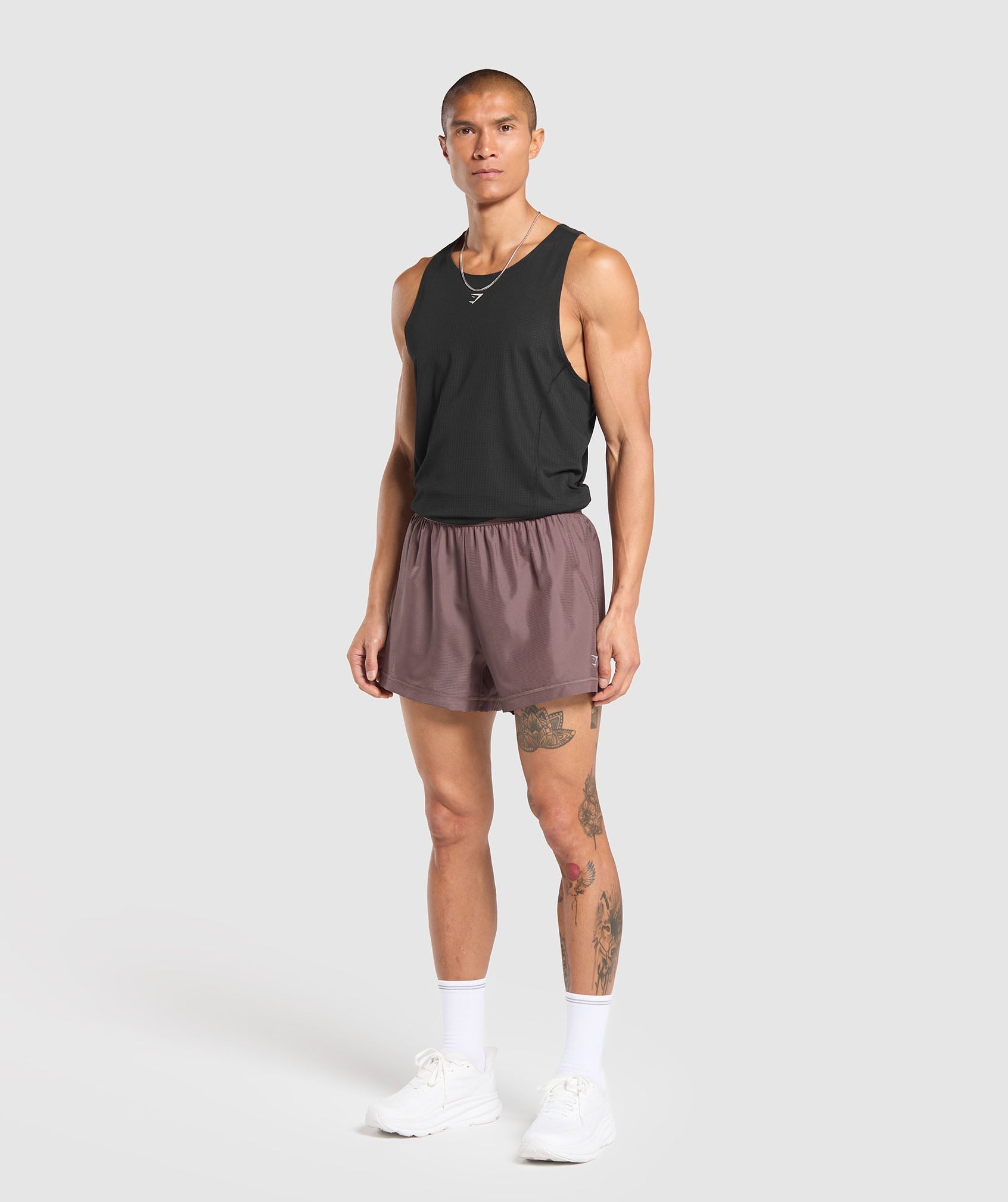Running Shorts - Steel Purple