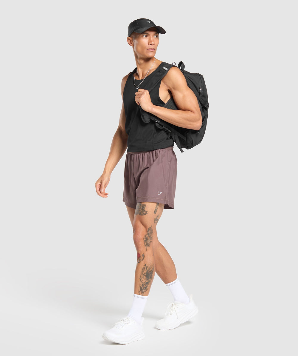 Running Shorts - Steel Purple