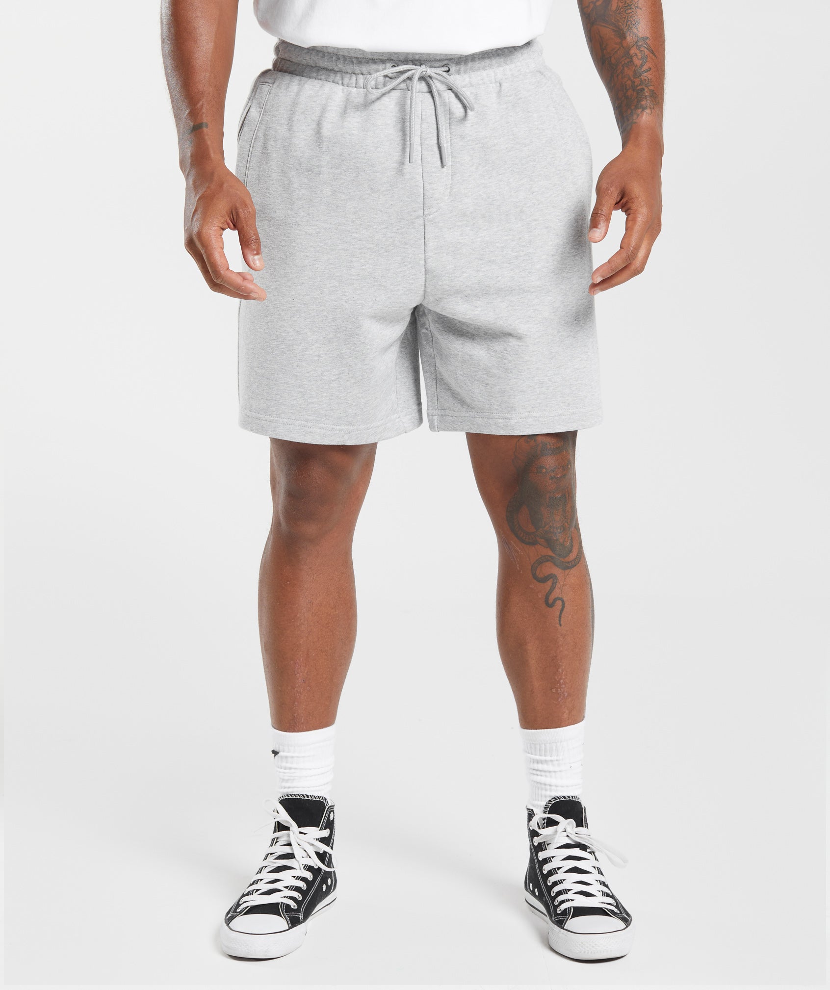 Rest Day Essentials Shorts - Light Grey Core Marl
