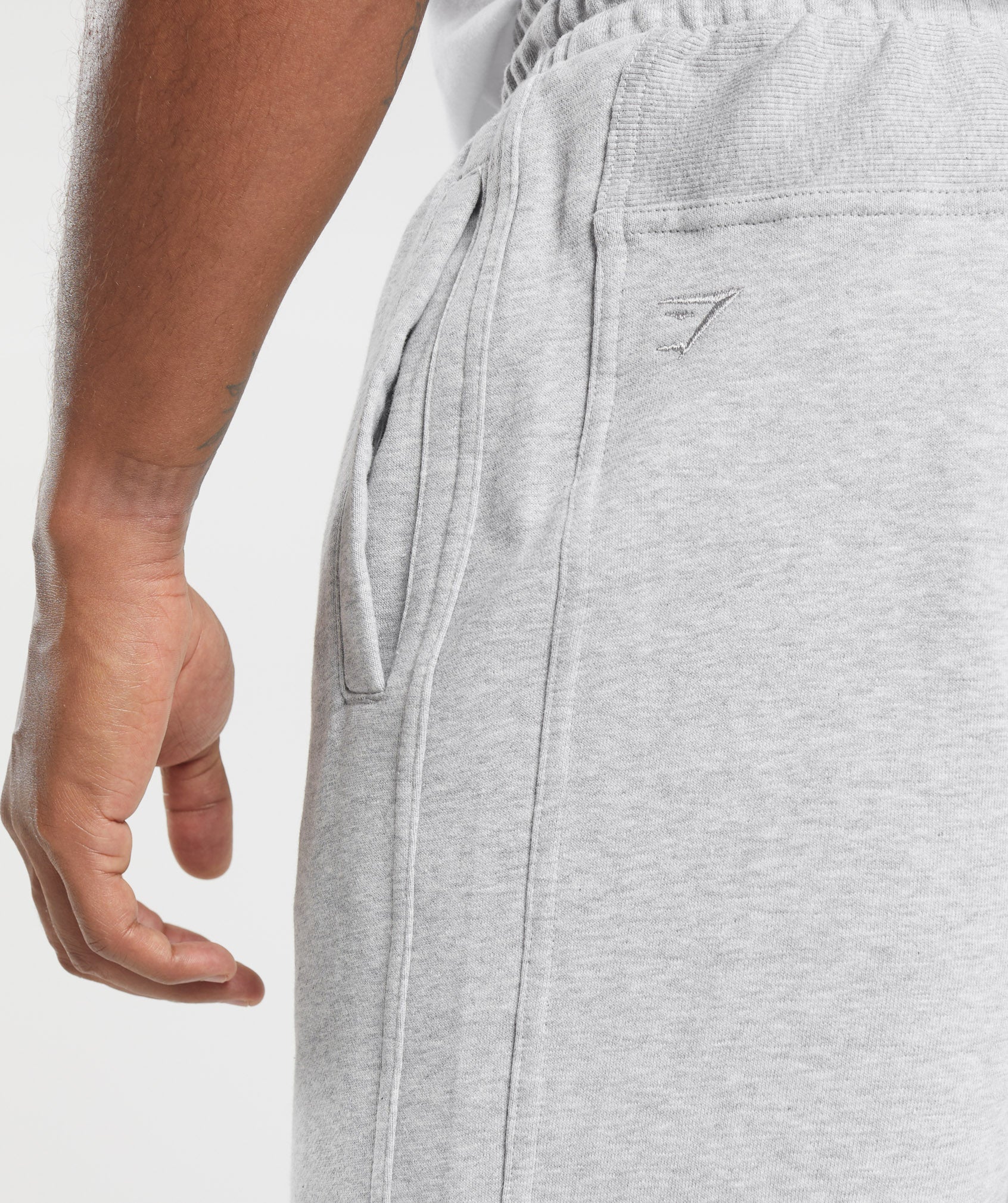 Rest Day Essentials Shorts - Light Grey Core Marl