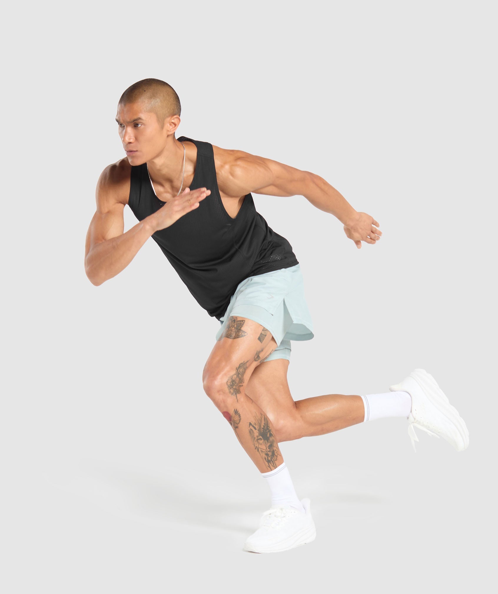 Running 2 in 1 Shorts - Cool Blue