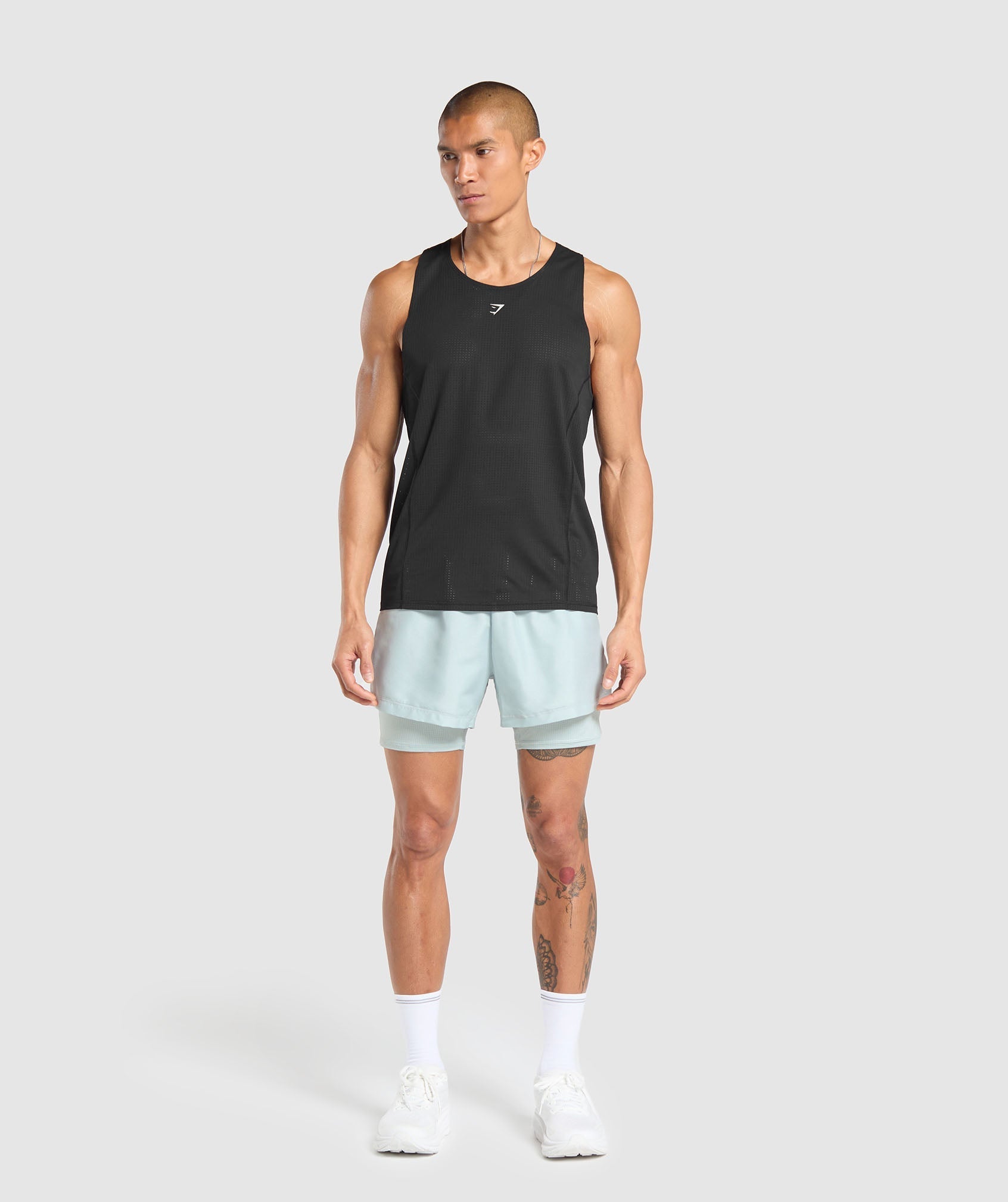 Running 2 in 1 Shorts - Cool Blue
