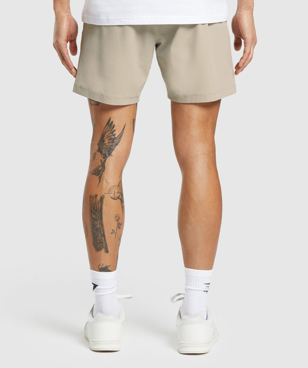 Hybrid 6" Shorts - Sand Brown